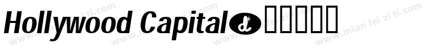 Hollywood Capital字体转换